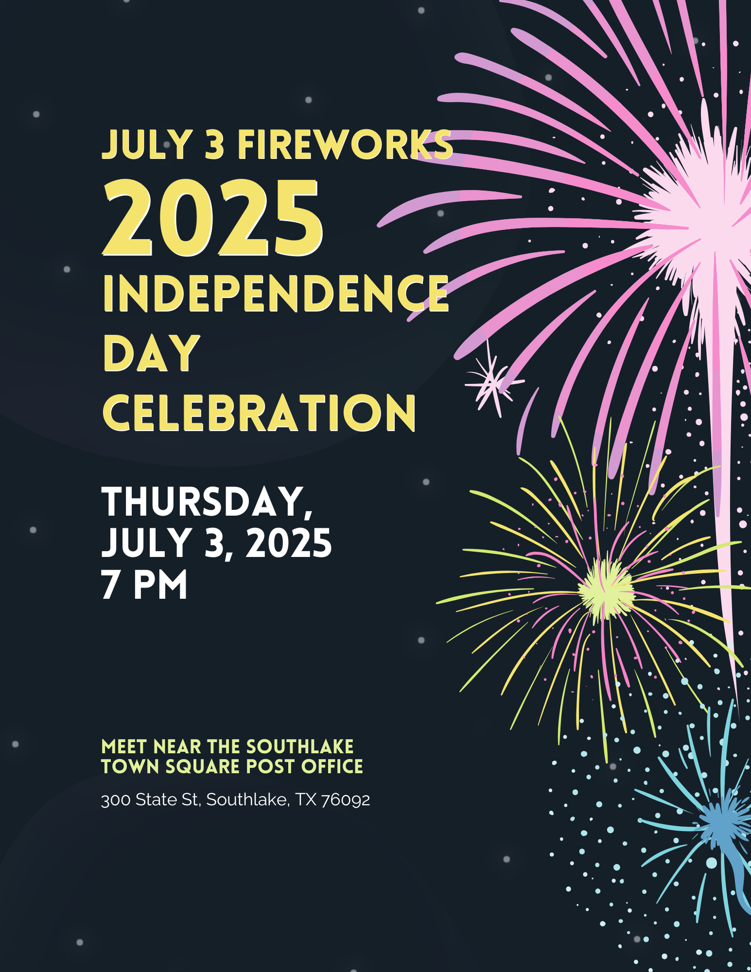 July 3 fireworks
