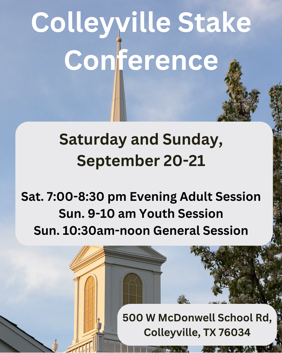 Stake Conference