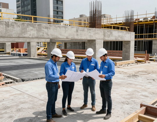 Obra civil industrial y residencial de H2B Construcciones