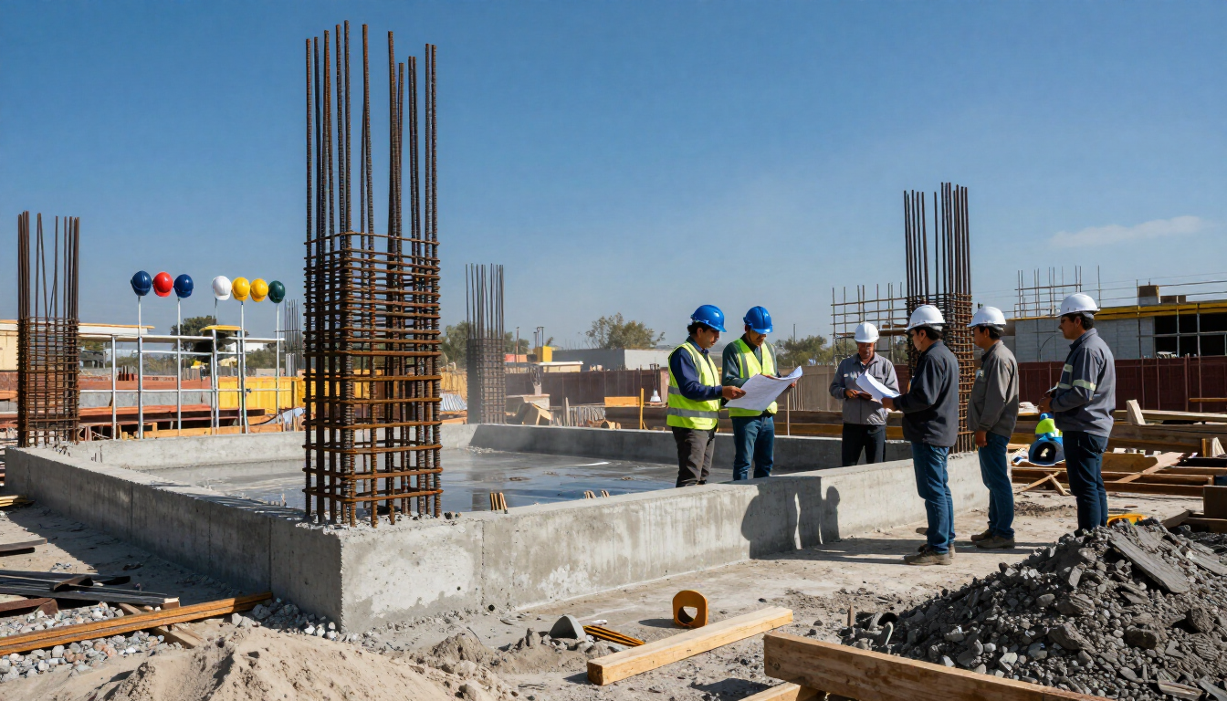 Obra civil con trabajos de mantenimiento y remodelación