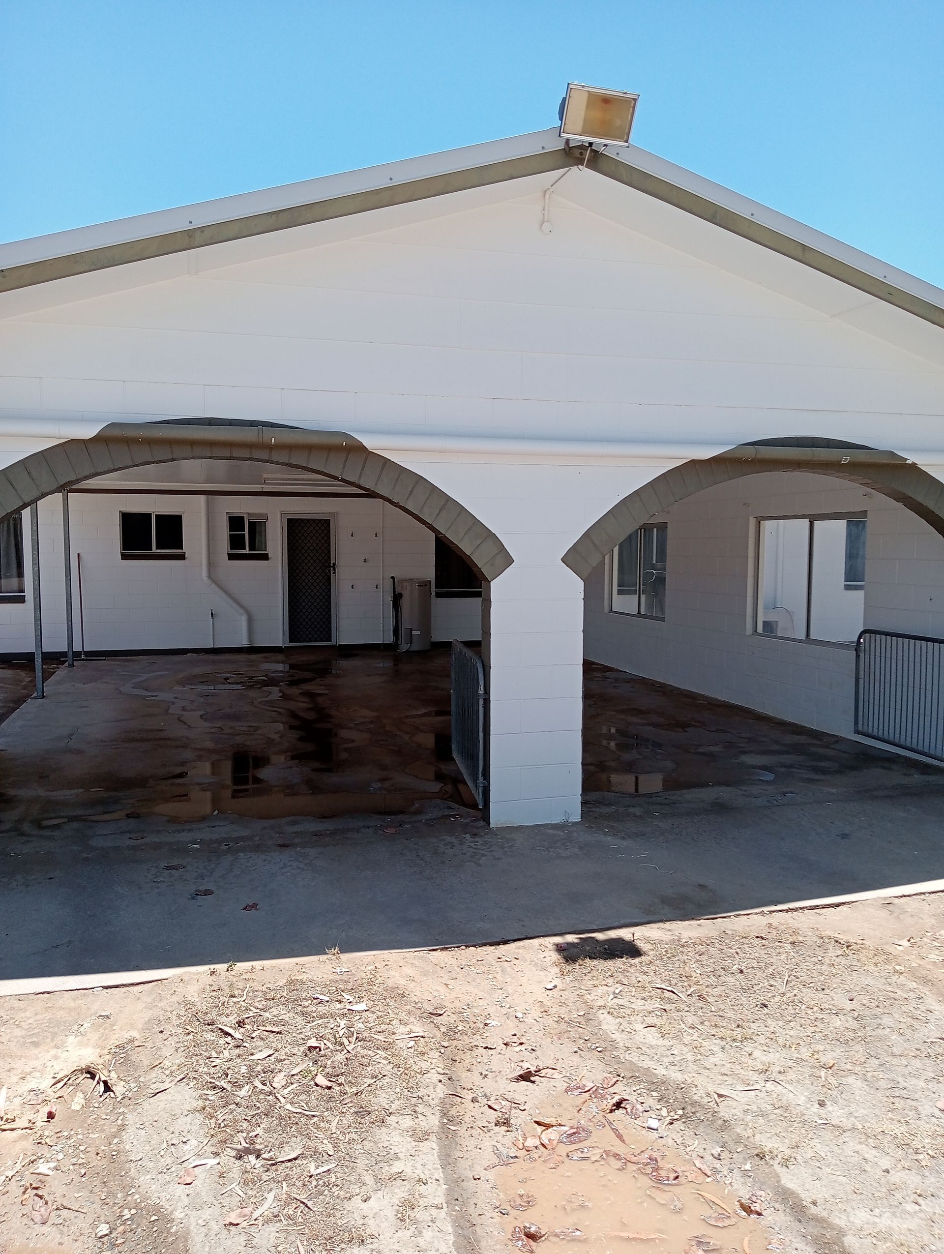 White House Exterior With Arched Porch — All Sparkles Cleaning Technology In Bowen, QLD