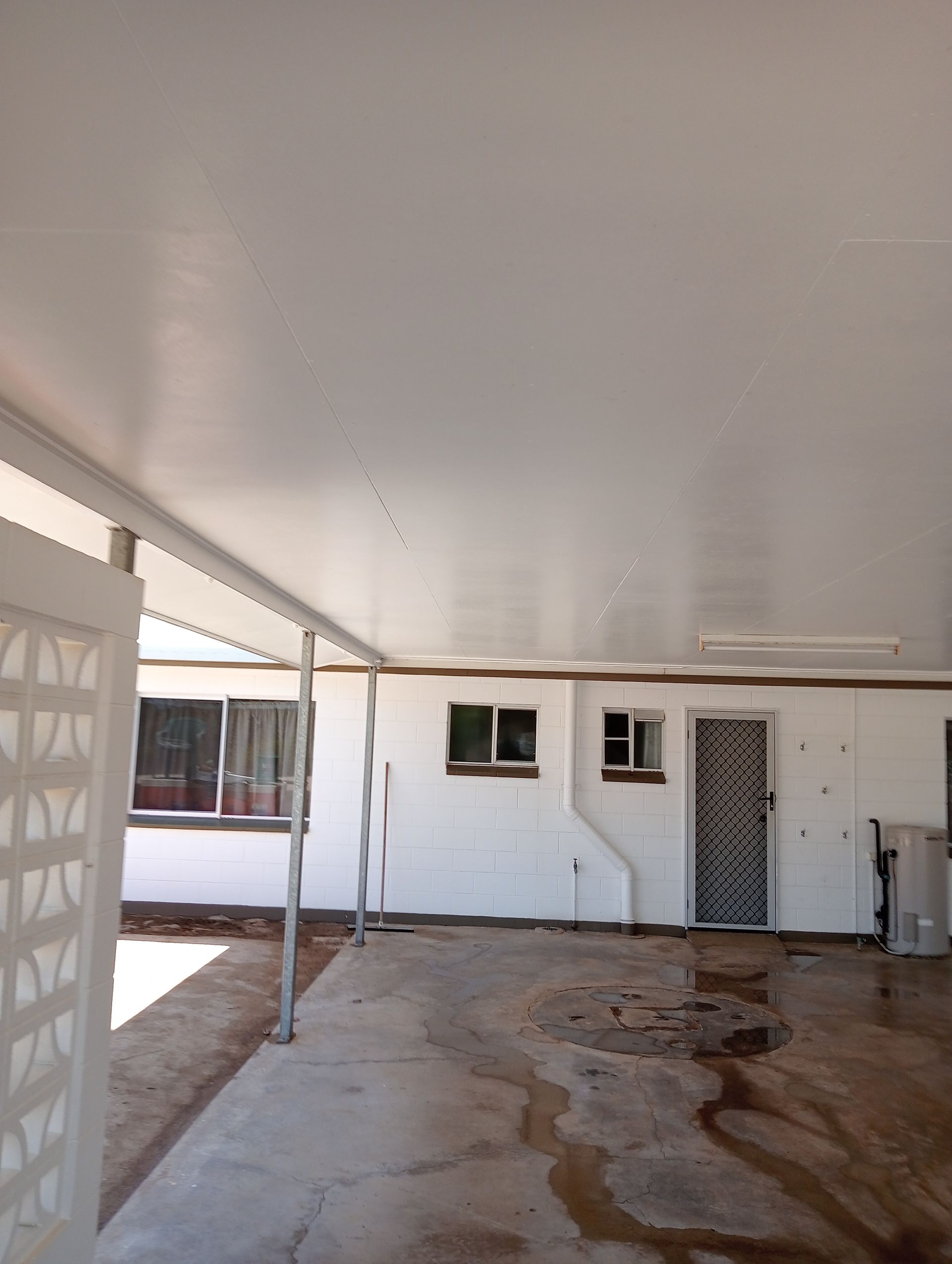 Covered Outdoor Area With White Ceiling — All Sparkles Cleaning Technology In Bowen, QLD