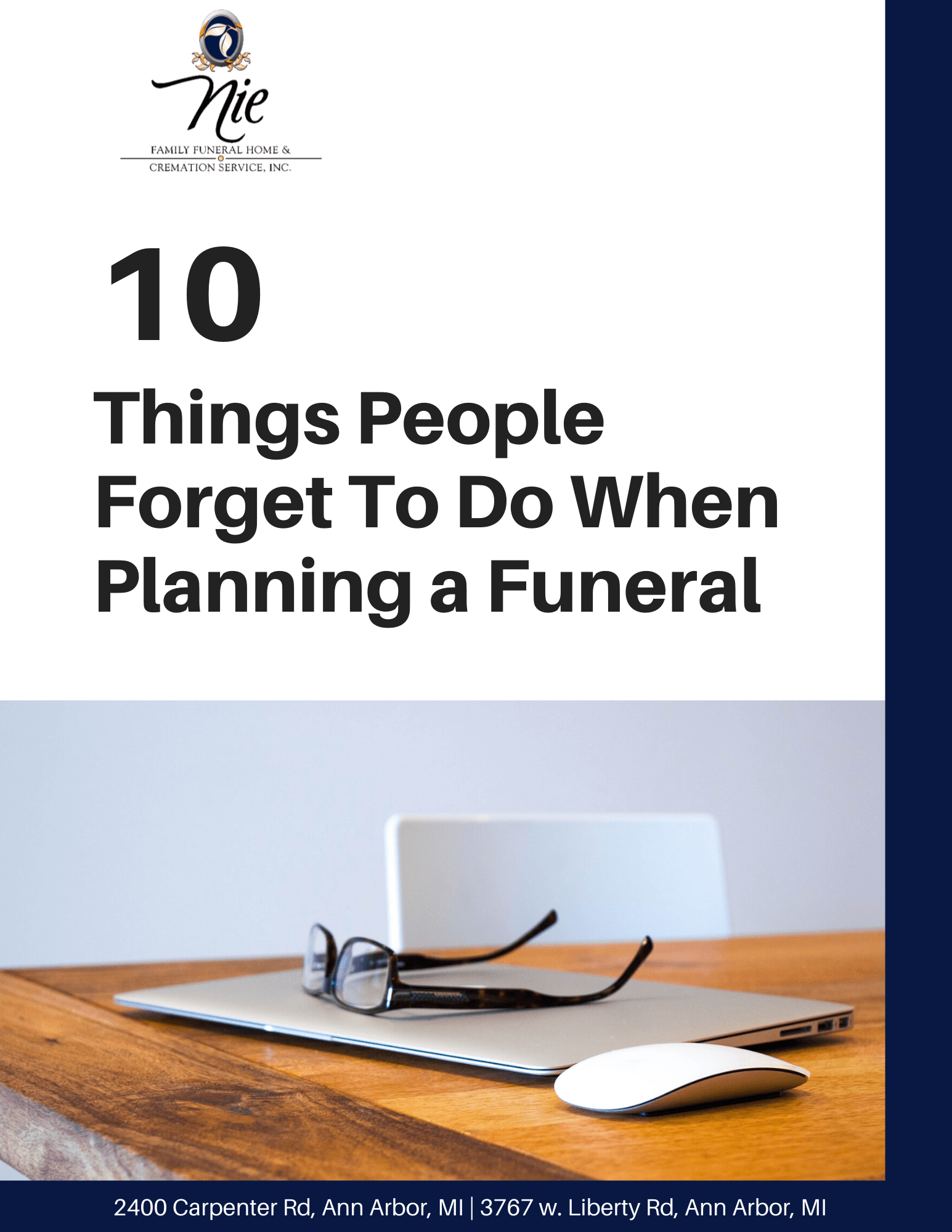 10 things people forget to do when planning a funeral checklist
