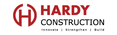 Hardy Construction Logo. Innovate, Strengthen, & Build With Our Civil Construction Services.