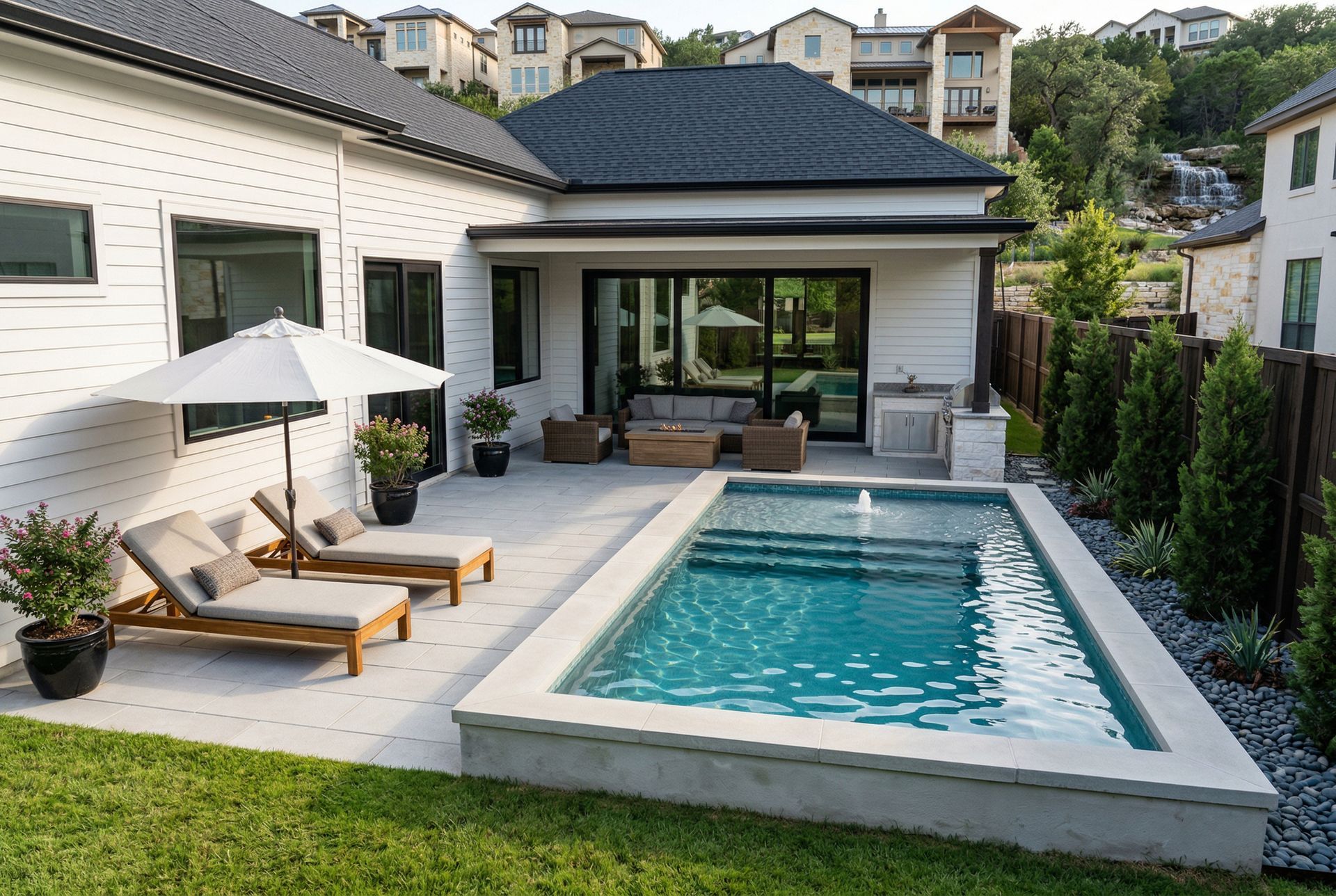 These features allow homeowners to personalize their pool while still benefiting from our streamlined construction process.