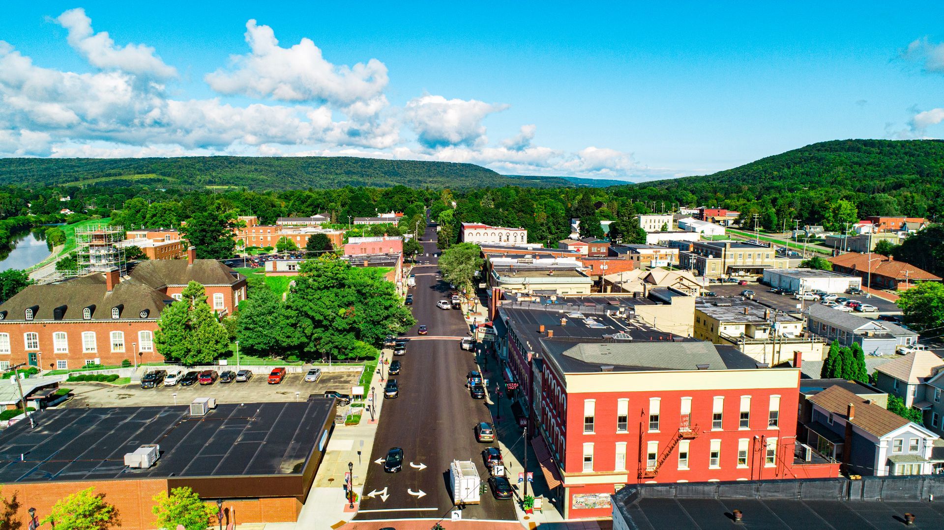 Downtown Wellsville, NY.
