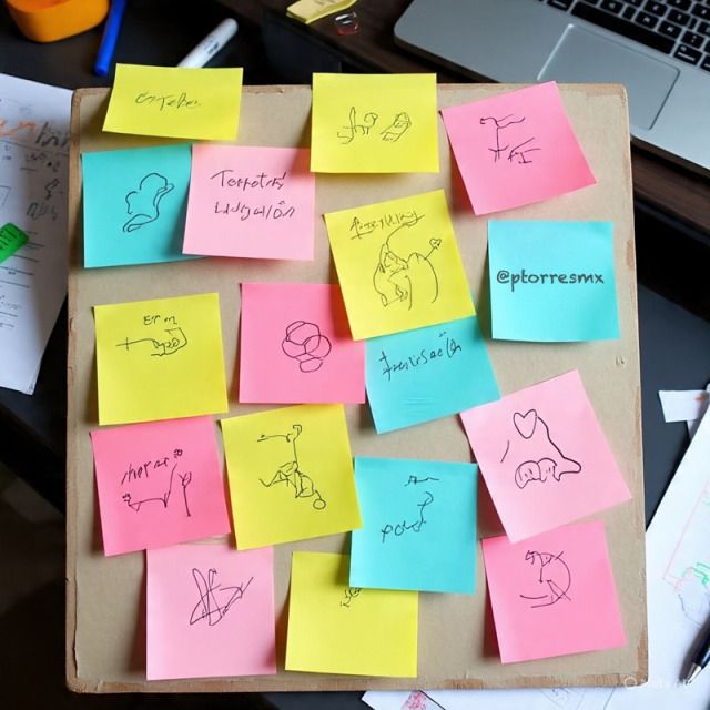 notas adhesivas