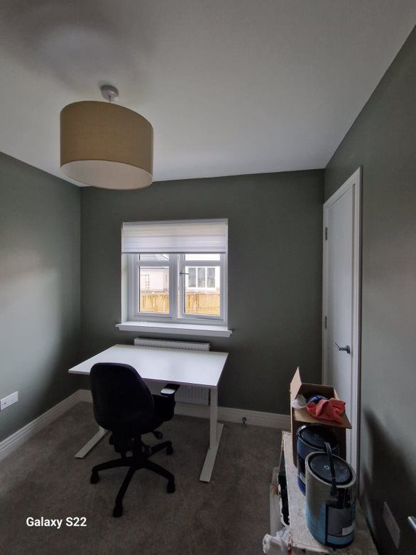 Painters and Decorators Manchester - study painted dark grey
