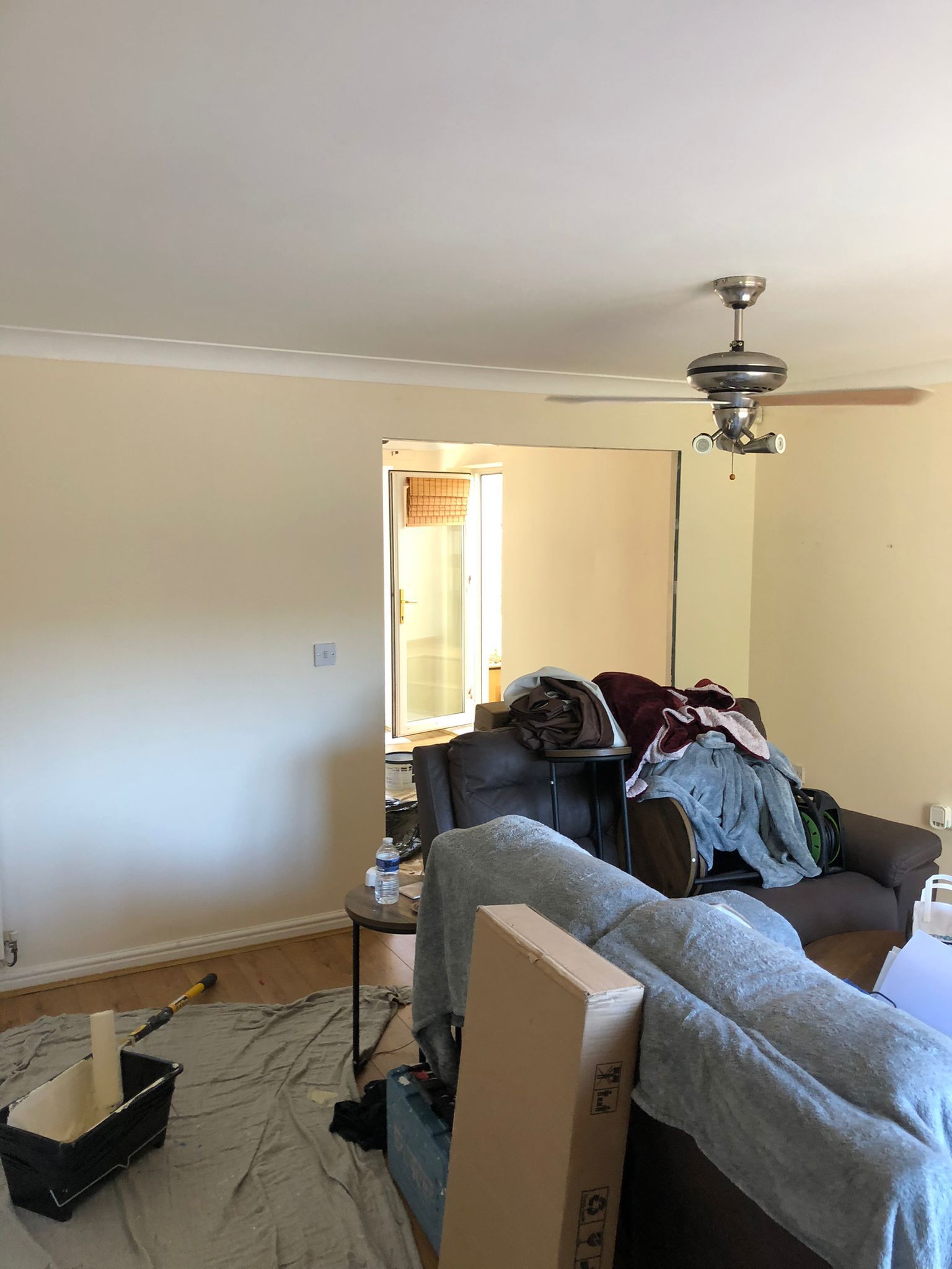 A picture of a living room painted off white by Signature Painters and Decorators in York