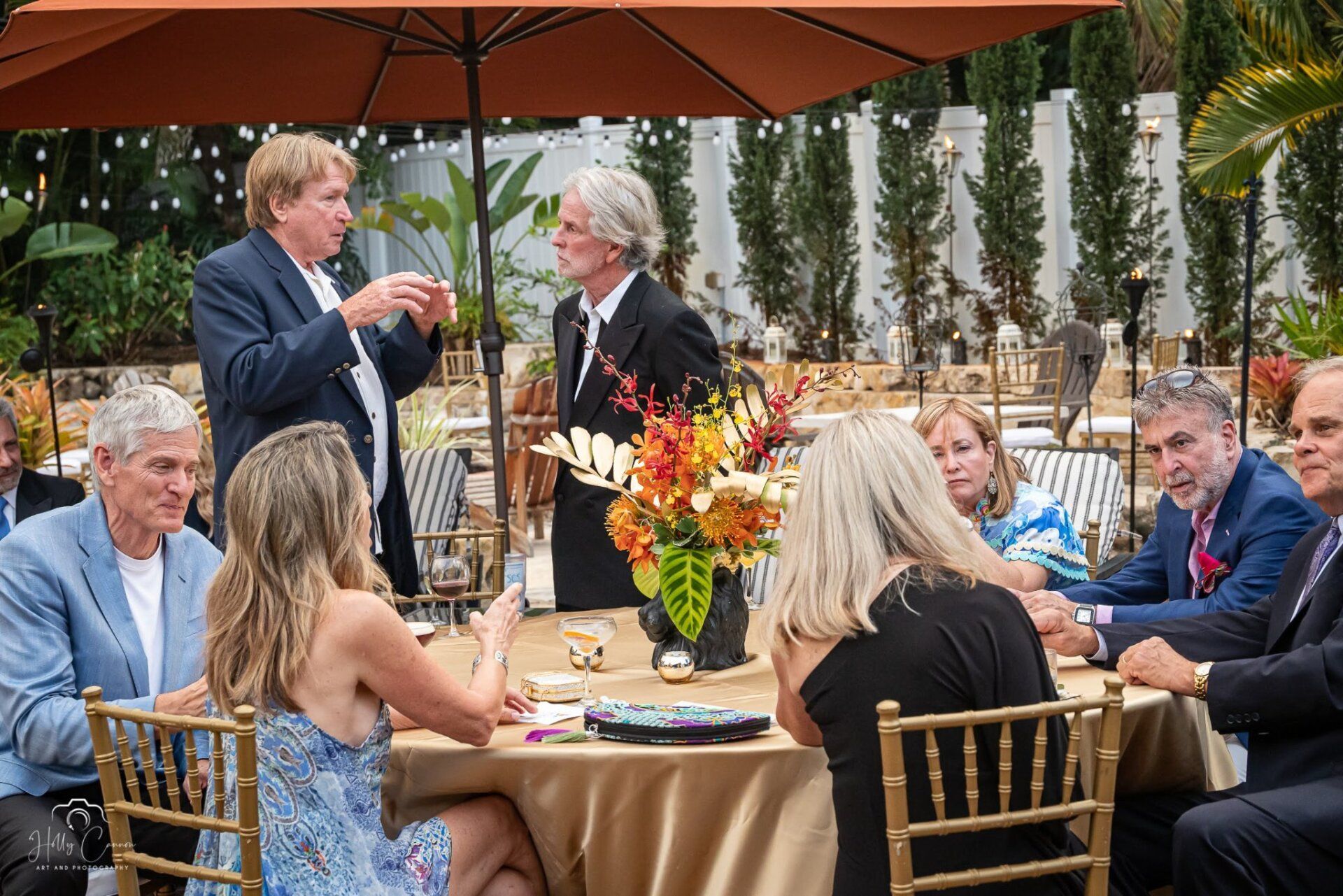 Hawktail party seating