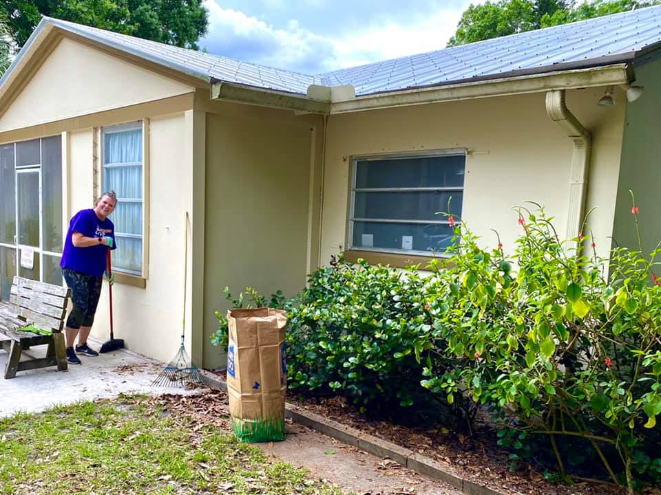 Yardwork and mulching