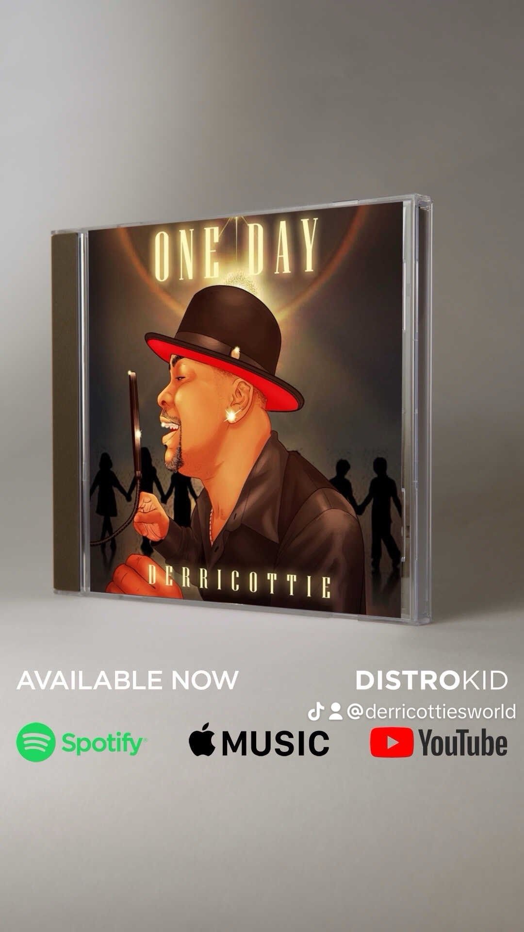 A CD's cover of a man wearing a hat and singing