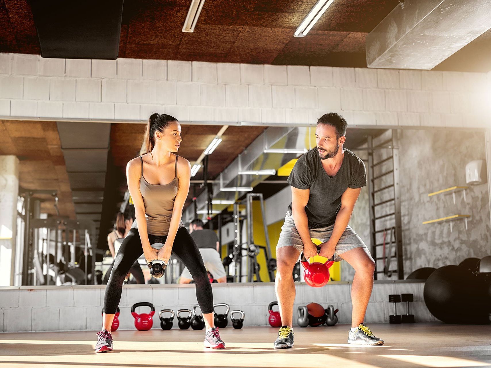 Workout Partners at a Las Cruces Gym