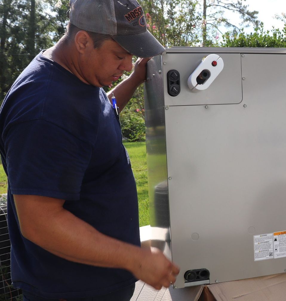 HVAC Services tech shaking hands