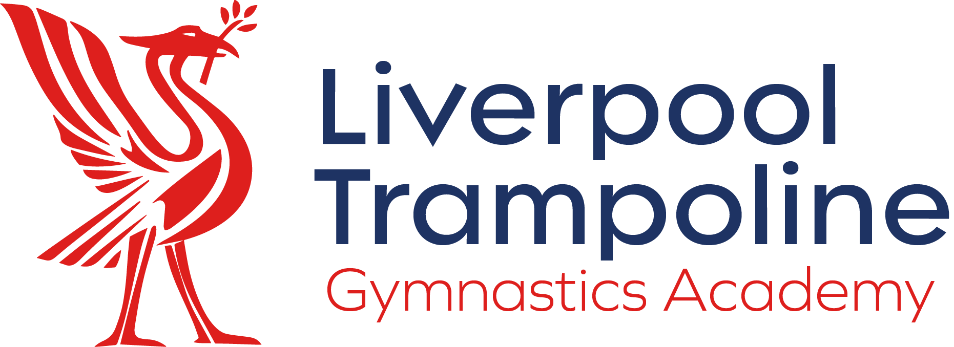 The logo for liverpool trampoline gymnastics academy