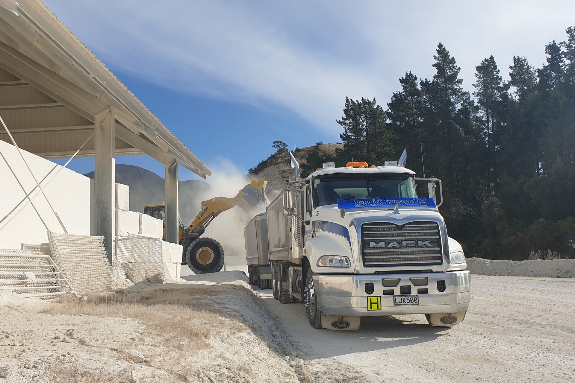 Renwick Transport Freight Company in Marlborough, NZ