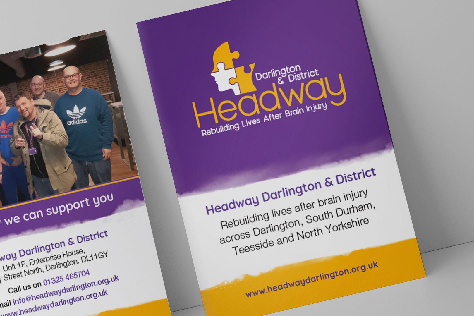 Headway charity design and marketing