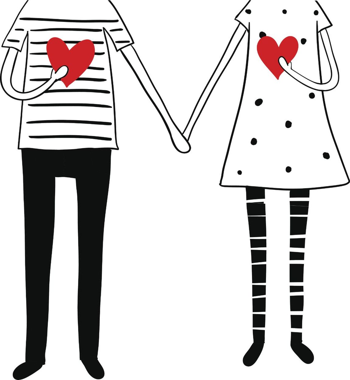 illustrazione di una coppia innamorata