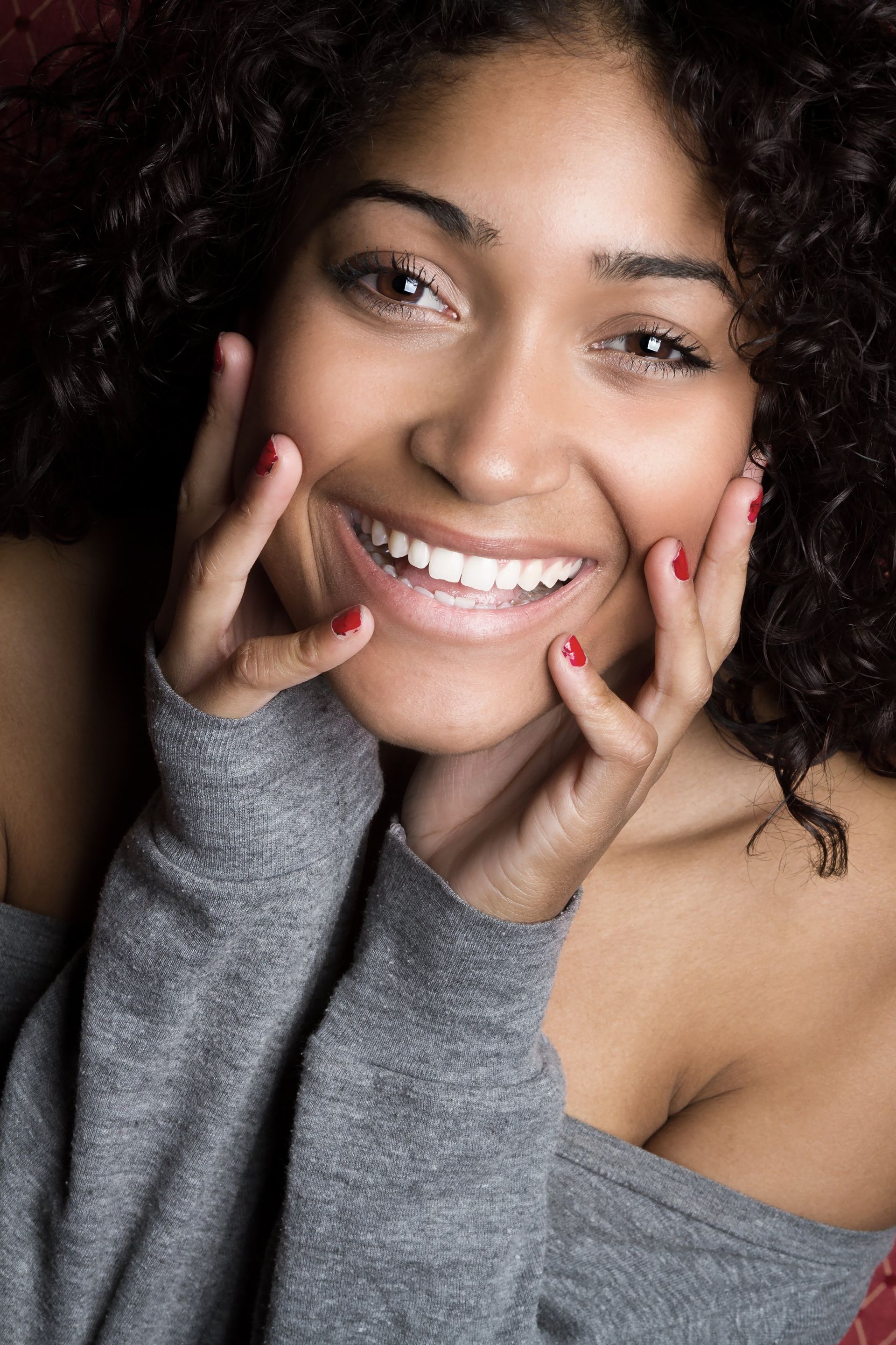 Woman's healthy smile