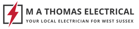 Electricians Horley, Surrey, Sussex, M A Thomas Electrical logo