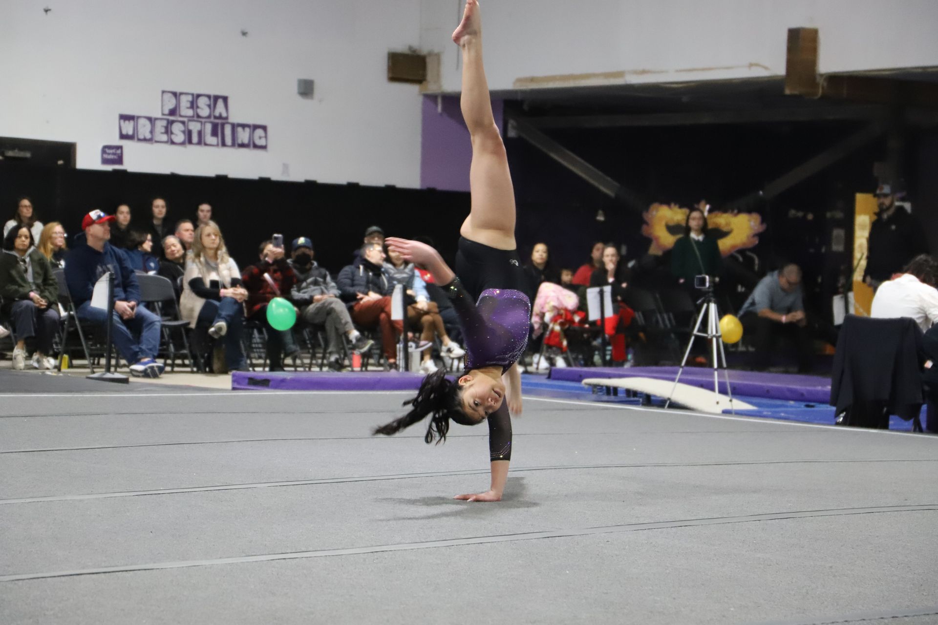 2025 Carnival Masquerade Gymnastics Meet at Pacific Edge Sports Academy - Featured Image - Going all out on Floor