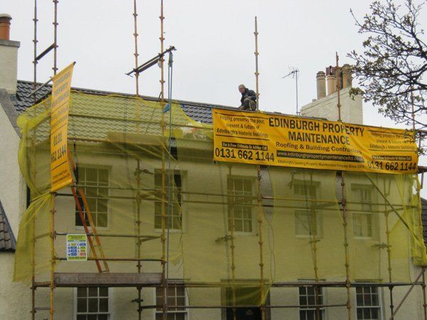 Built up felt roofing