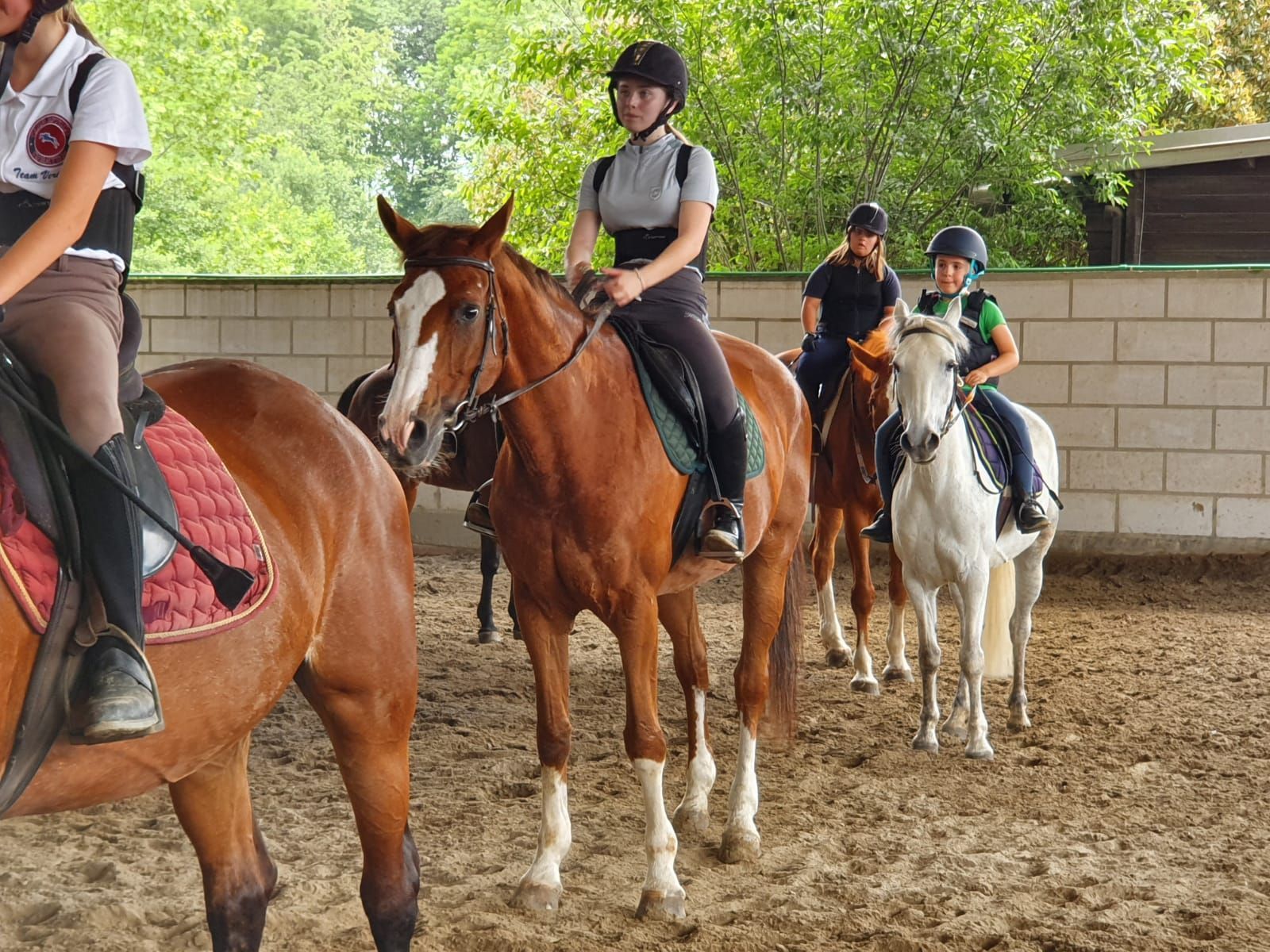 campo estivo di equitazione per bambini