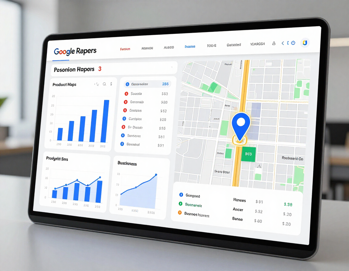 Rapport de classement Google Maps en Top 3