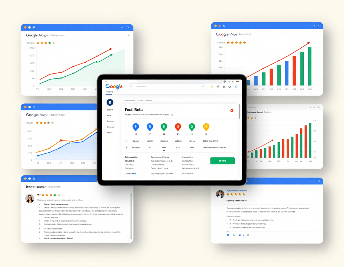 Montage de cas client présentant classements, courbes et avis