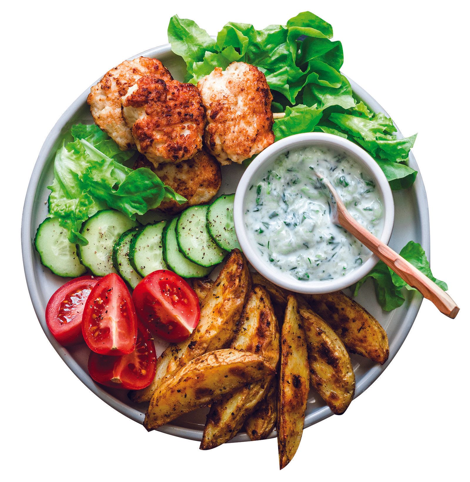 Greek Salad Isolated