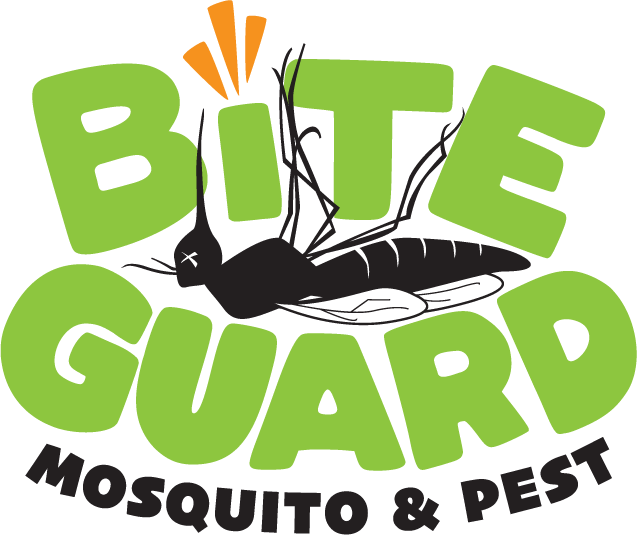 puppy eating mosquito logo