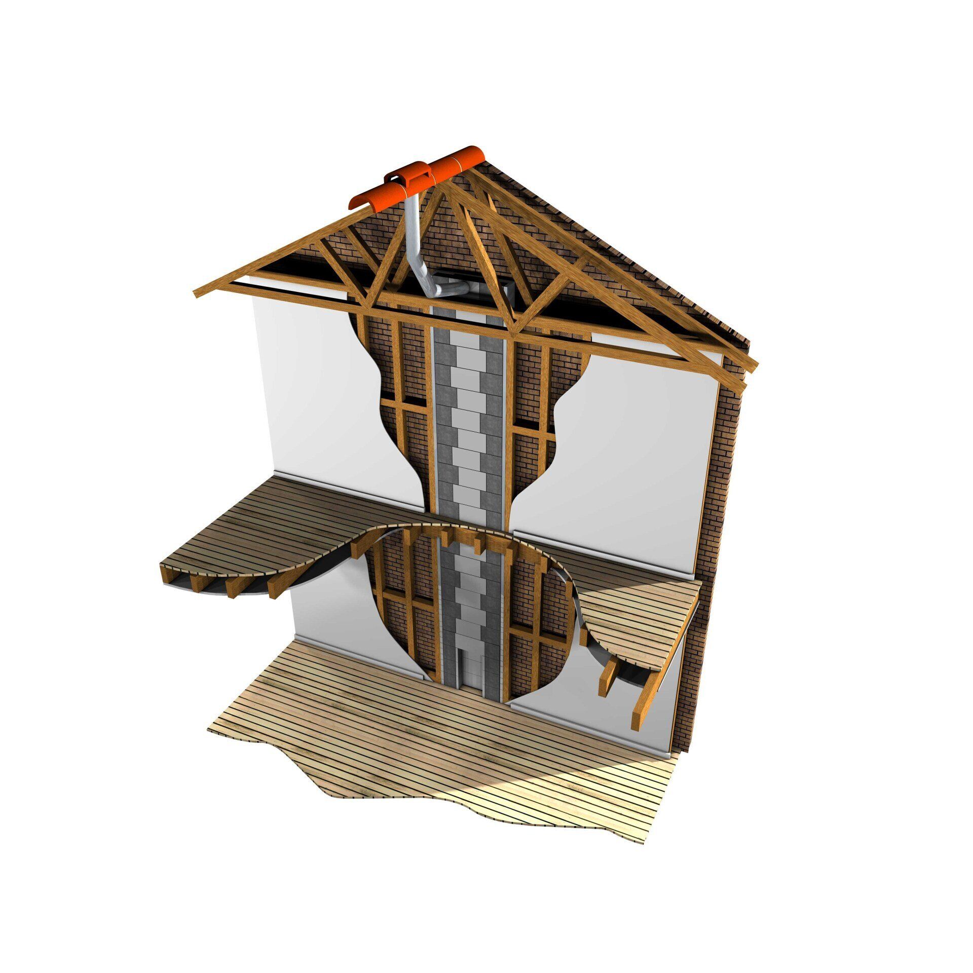 Cutaway illustration