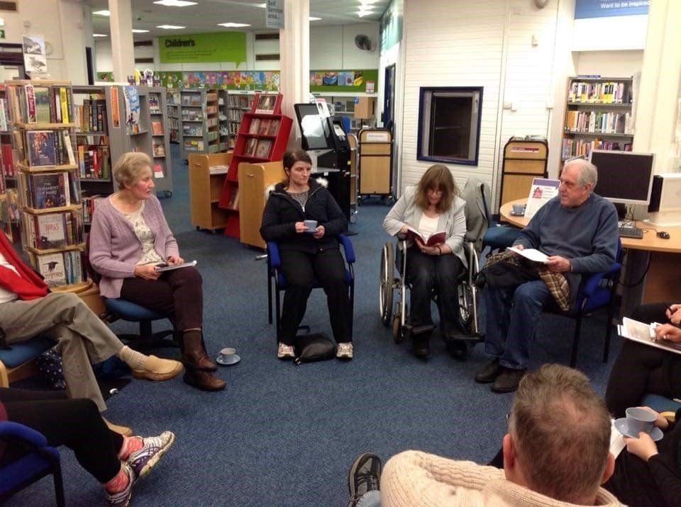 Helen engaged in Local Writing Event at Midsomer Norton Library