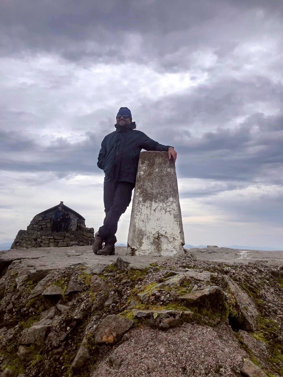 Wayne pugh on the top of Ben Nevis