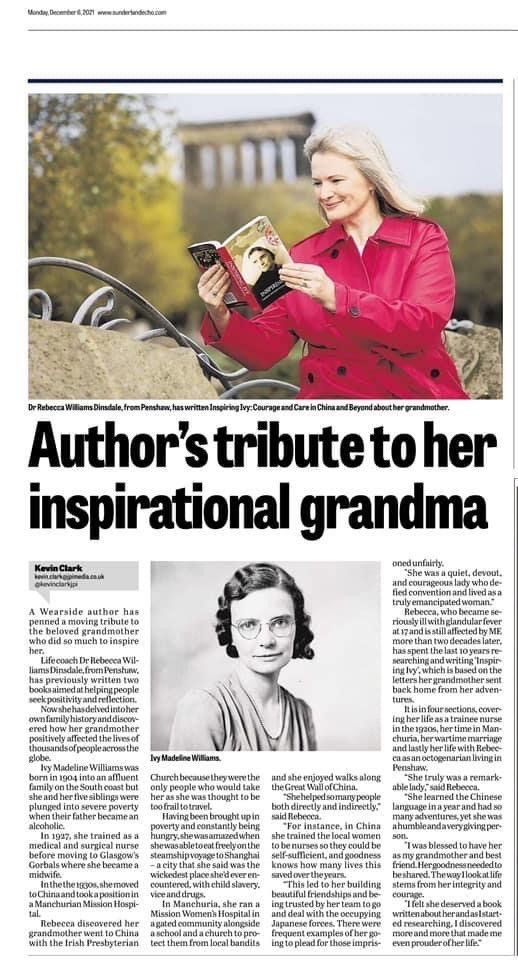 Echo Online - Author's tribute to her grandma