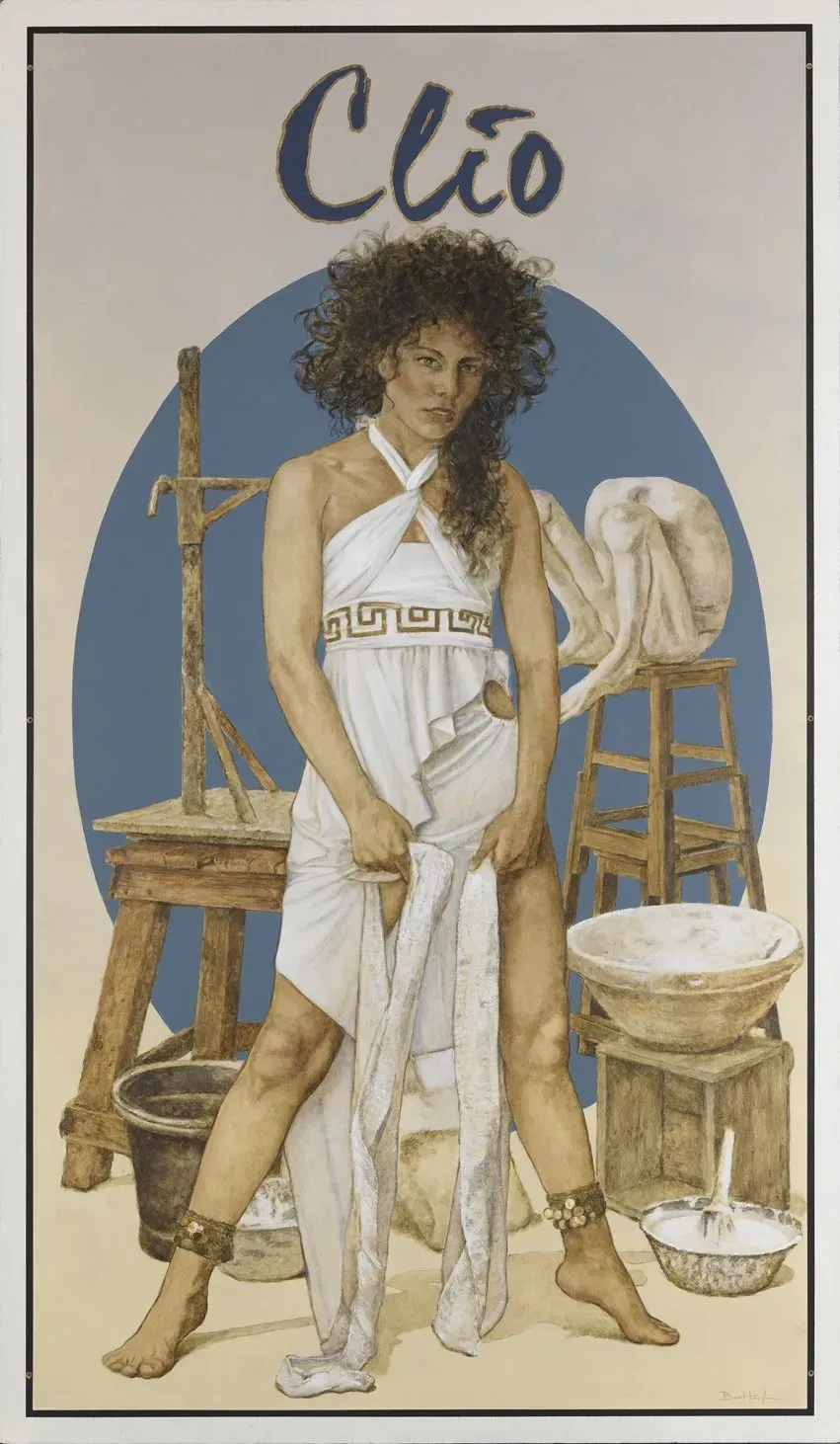 Bart Heijlen Illustrations 18, 9 muses-Clio.