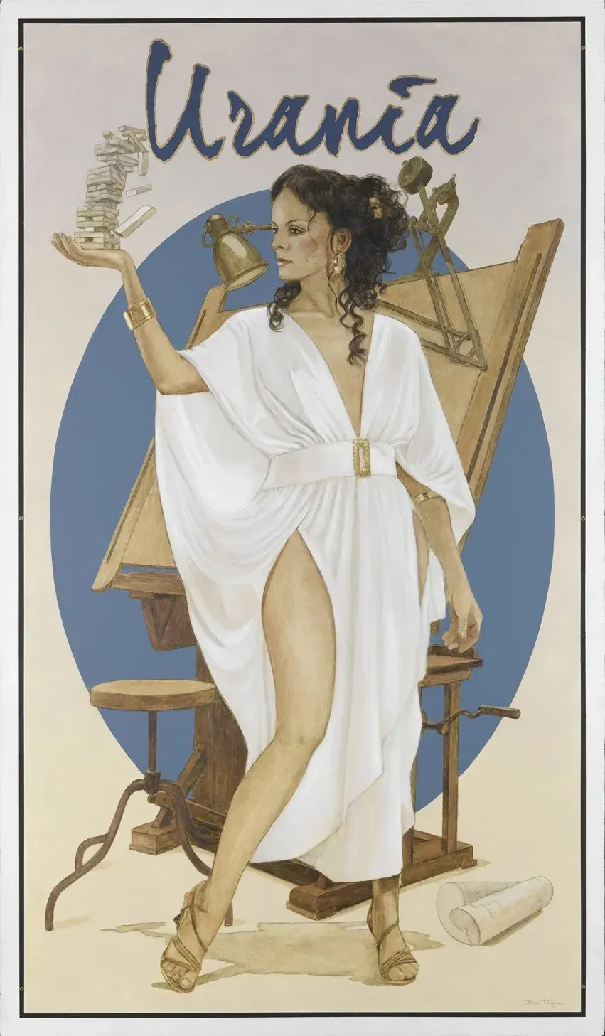 Bart Heijlen Illustrations 20, 9 muses-Urania.