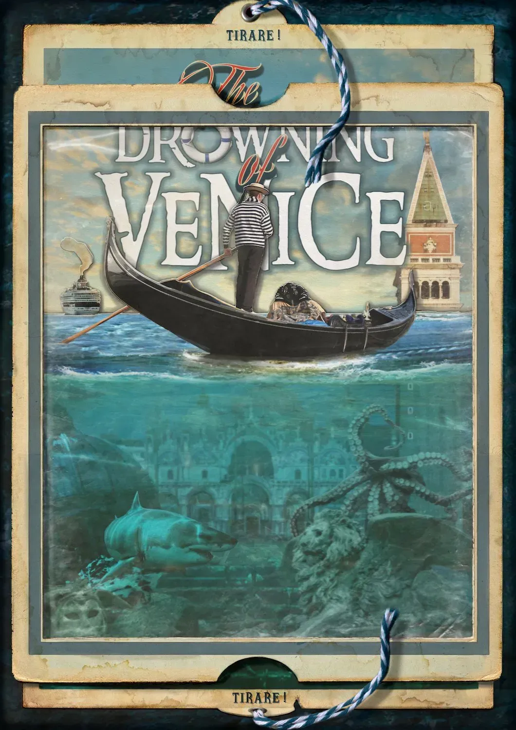 Bart Heijlen Illustrations 6, Venice flooding.