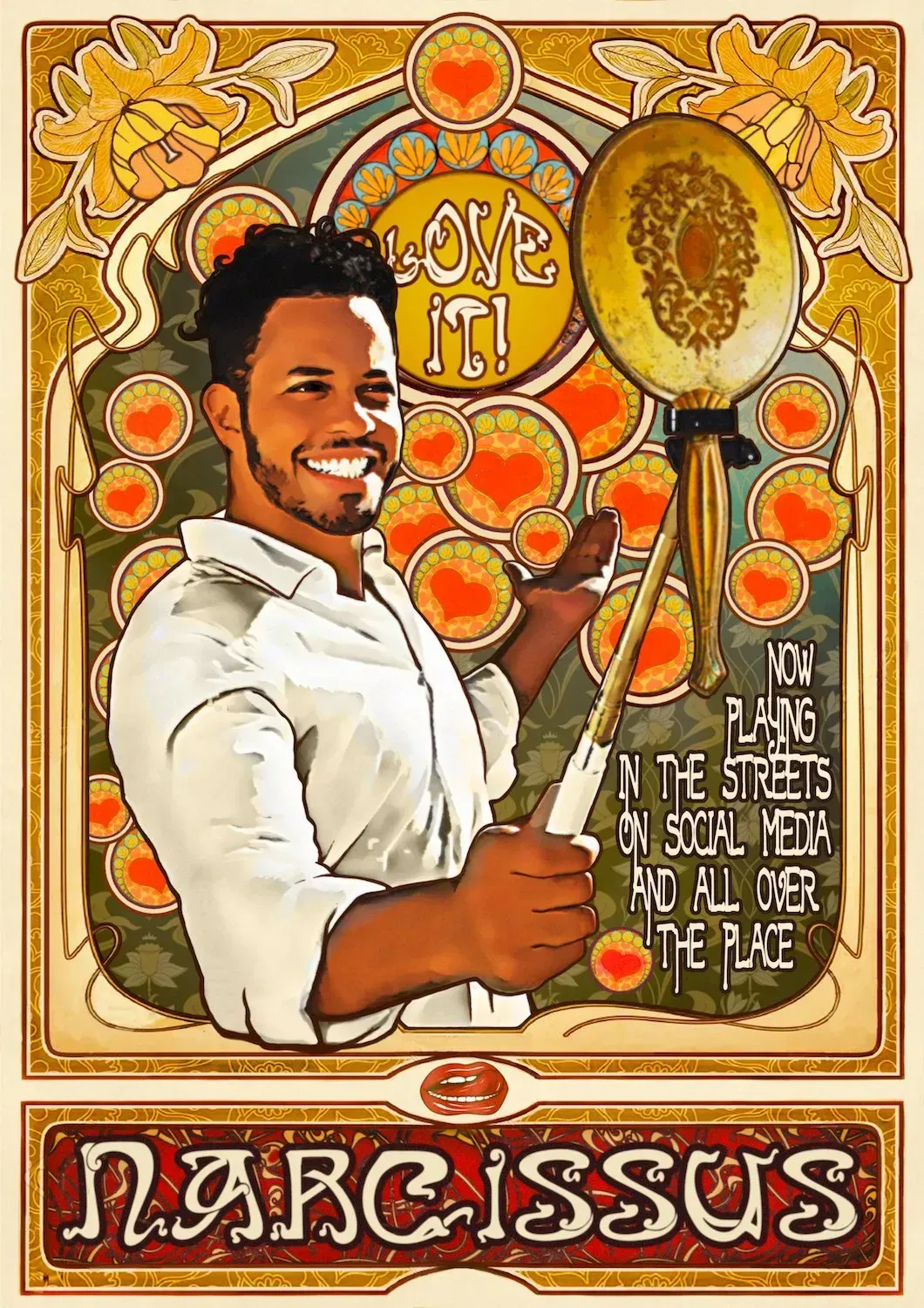 Bart Heijlen Illustrations 7, Narcissus.