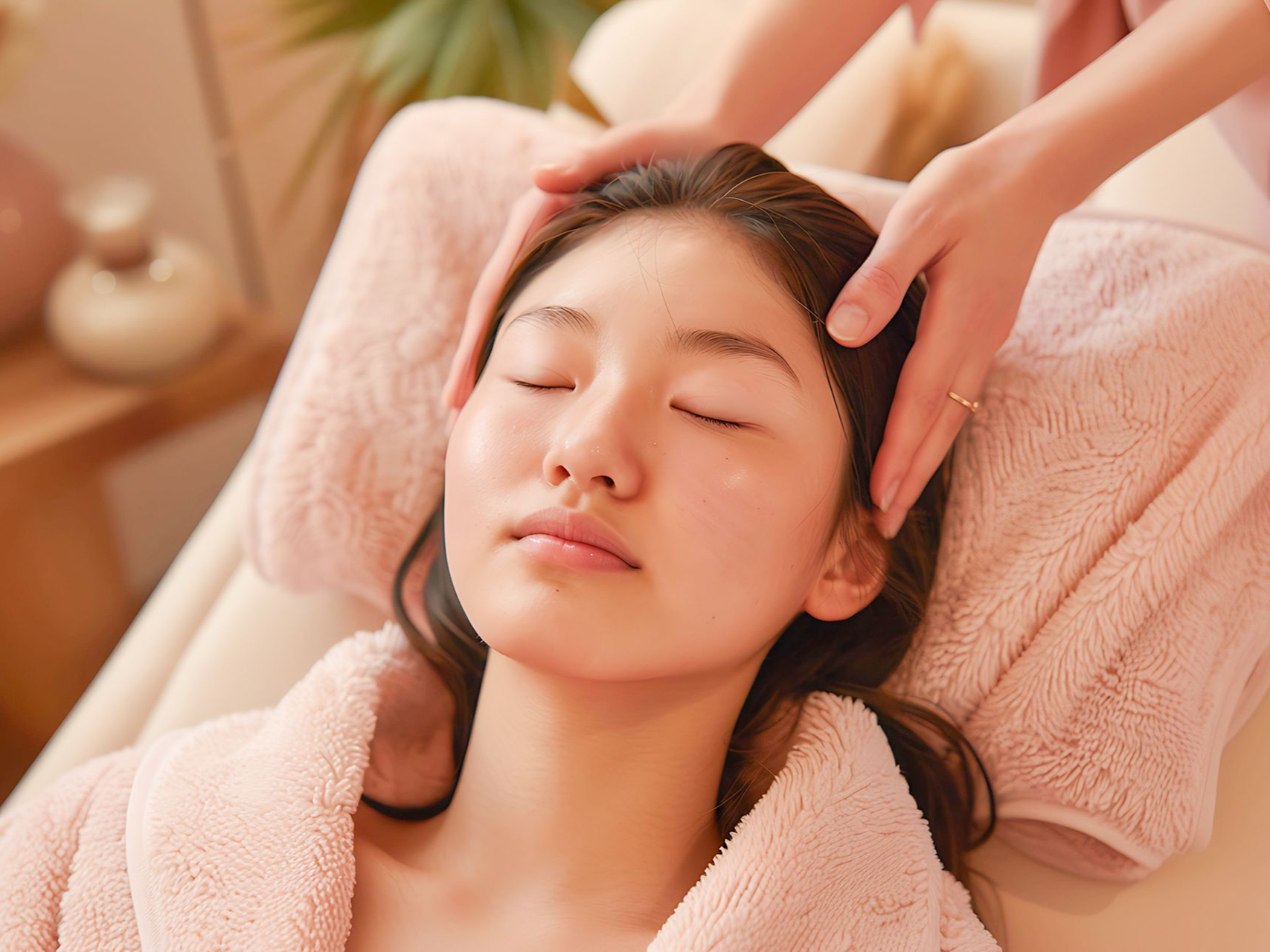 法芮頭皮療程操作畫面