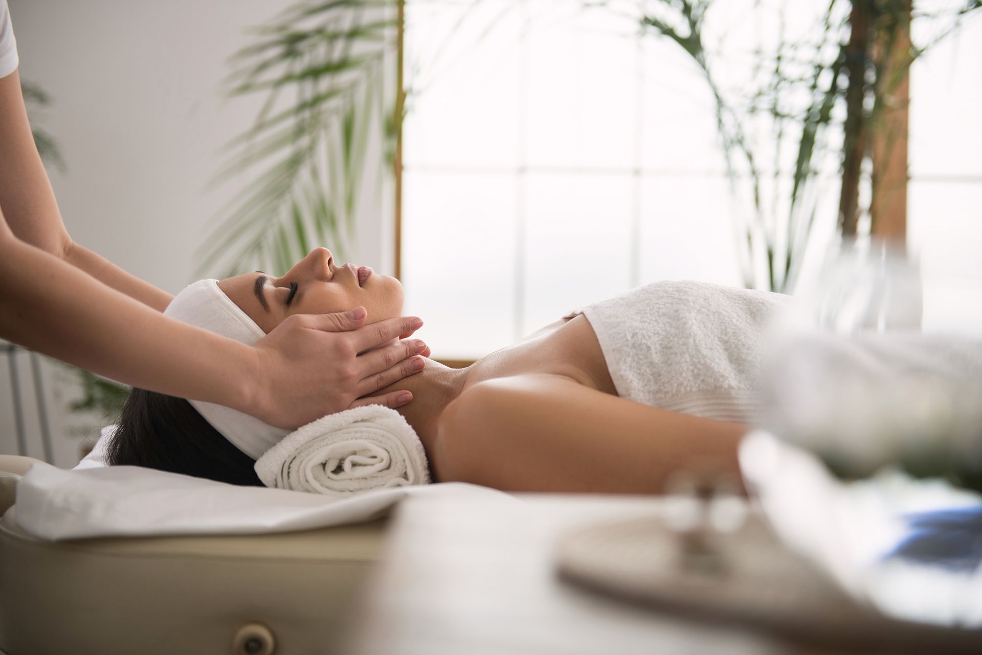 法芮頭皮療程淨平衡系列操作畫面