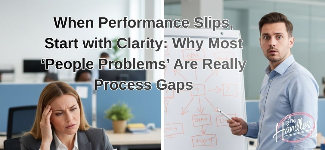 Businesswoman leading a team meeting, reviewing documents together to clarify roles and improve team