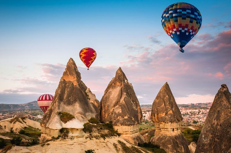 Hot Air Balloon In Turkey