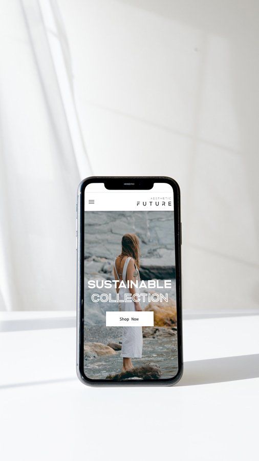 mobile website design cornwall fashion brand