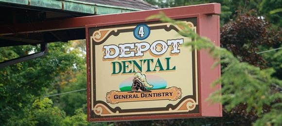 Depot Dental Office Sign in Greene NY