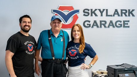Photo with old owner Ted Baselon