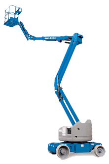 Latest z-34/22n - 10m knuckle boom lift with non-marking tyres on the Gold Coast
