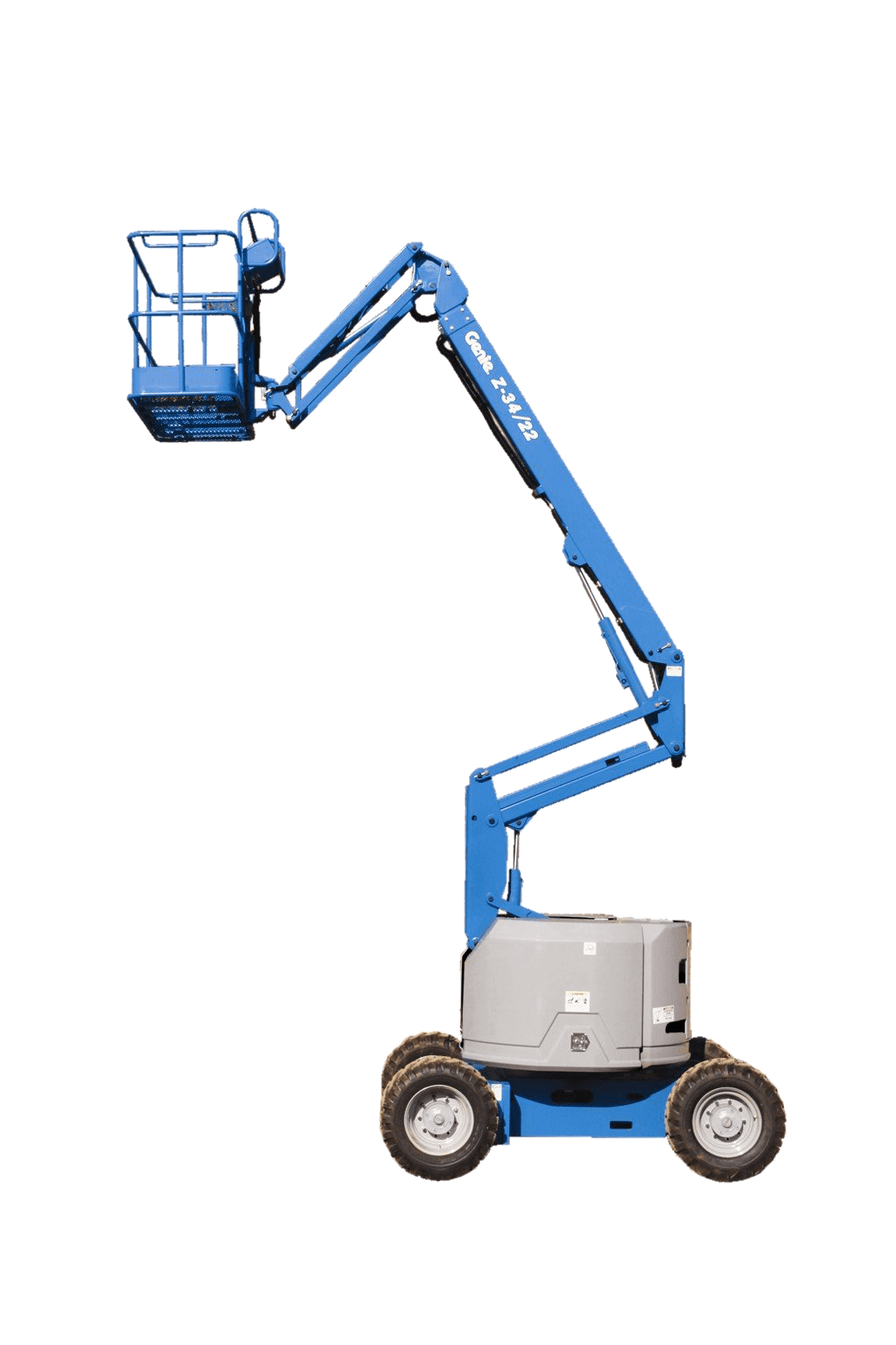 Z-34/22 ic - 10m knuckle boom lift for hire in Ballina, Gold Coast, and beyond