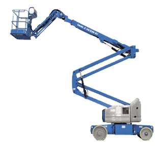 Model z-40/23n rj - 14m knuckle boom lift for hire non-marking tyres in Ballina