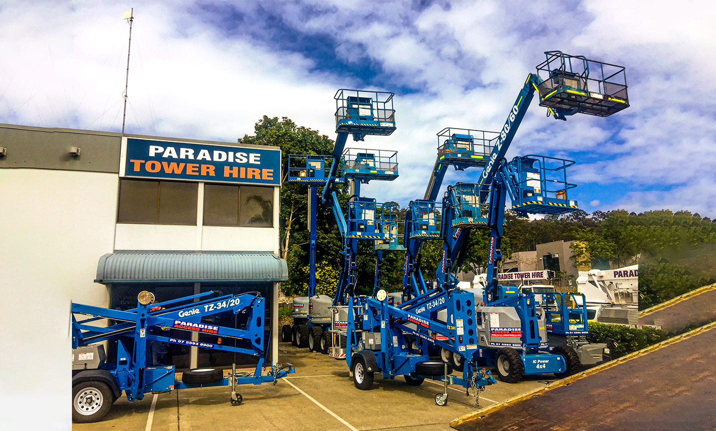 Fast easy and one call away boom lift and cherry hire servicing Gold Coast and Ballina